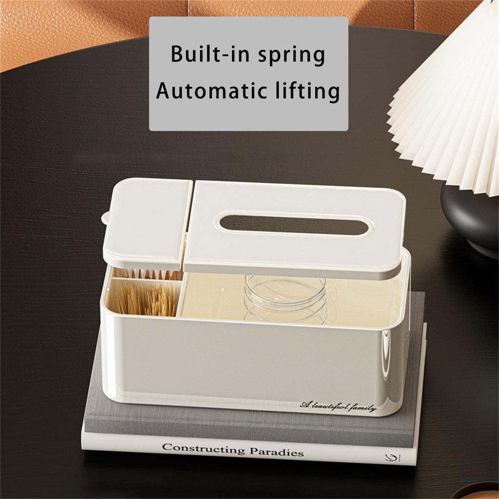 Elegant Spring Tissue Holder Restaurant Tissue Storage Container Stylish Paper Towel Box for Living Room Or Bedroom