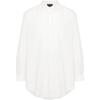 Animal Print Button-Down Long Sleeve Shirt Men Shirts White JE9273