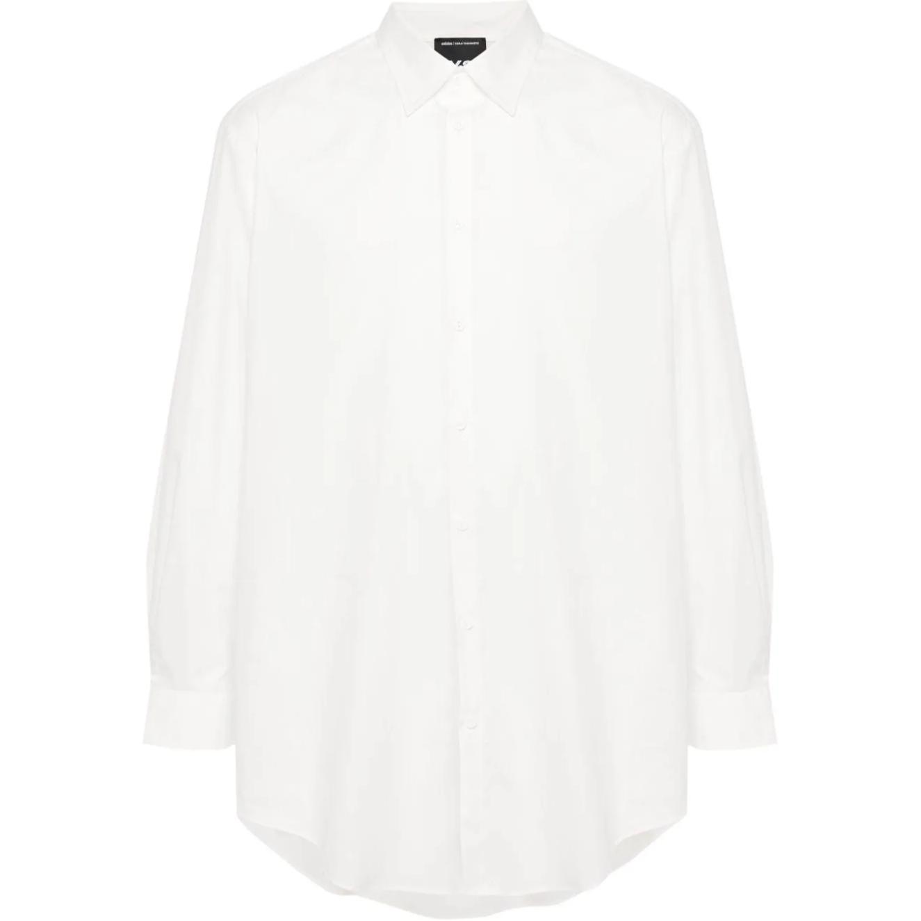 

Y-3 Animal Print Button-Down Long Sleeve Shirt Men shirts White JE9273 L