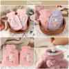 500ML Cartoon Warm Warmwaterkruik Zak Meisje Warme Buikwarmer Gevuld Mini Explosieveilig Draagbaar Winter Herbruikbare Handwarmer