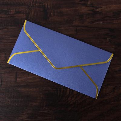 10pcs/set Gold Stamping Envelopes Creative Retro European Business Envelope Letter Paper Envelope Wedding Invitation Gift