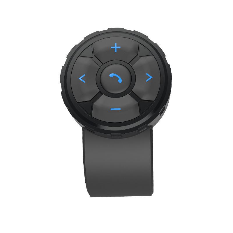 

Водонепроницаемый перезаряжаемый интеллектуальный Bluetooth-пульт дистанционного управления для автомобиля, мотоцикла, велосипеда, мобильного телефона, музыки. чёрный