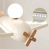 Children's room LED ceiling chandelier dimmable cartoon airplane ceiling light Nursery room decoration spherical hanging lamp