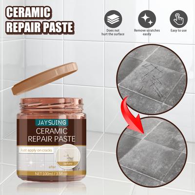 Jaysuing Ceramic Repair Paste Floor Tile Adhesive Tile Repair Agent Κιτ επισκευής πλακιδίων και ντους Porcelain Repair Kit for Crack Ceramic Repair Paste