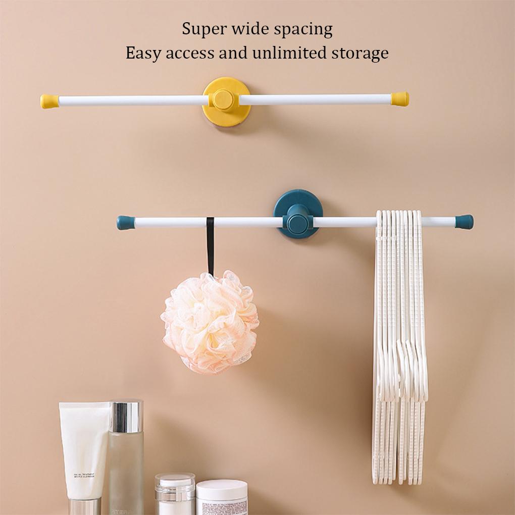 Storage Rack Clothing Holder Puncture-free No Drill Handily Install Convenience Multipurpose Sundries Mount Home Supplies