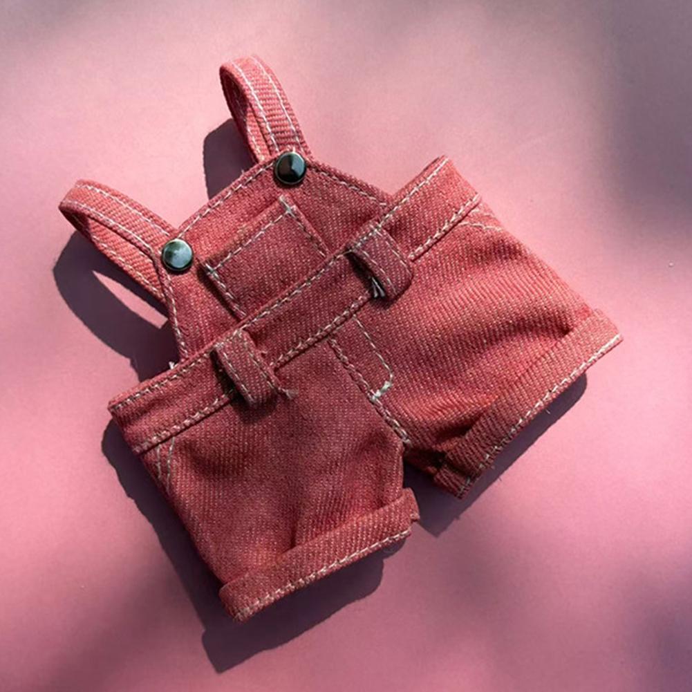 For 17cm Labubu Doll Clothes Fashion Dress Overalls Doll Clothes Color Match Hoodies Dolls Accessories Cute Decoration Little Clothes