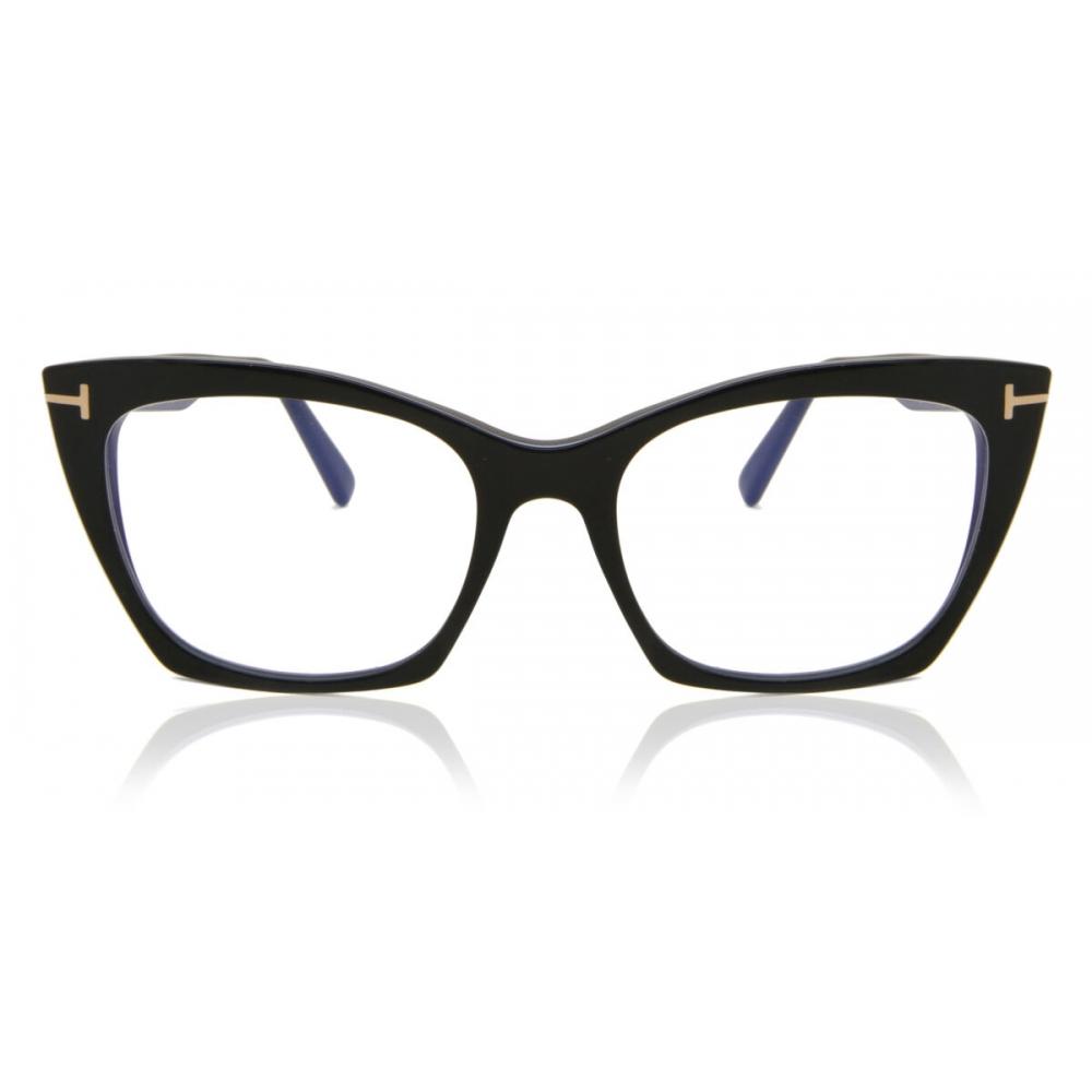 

Tom Ford Ft5709 B Blue Light Block 001 Women Eyeglasses Shiny Black/54