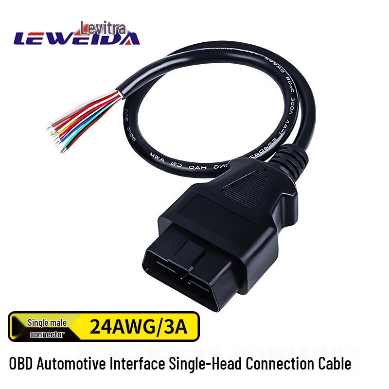 LEWEIDA OBD-II 16-Pin Diagnostic Cable 3 Meters