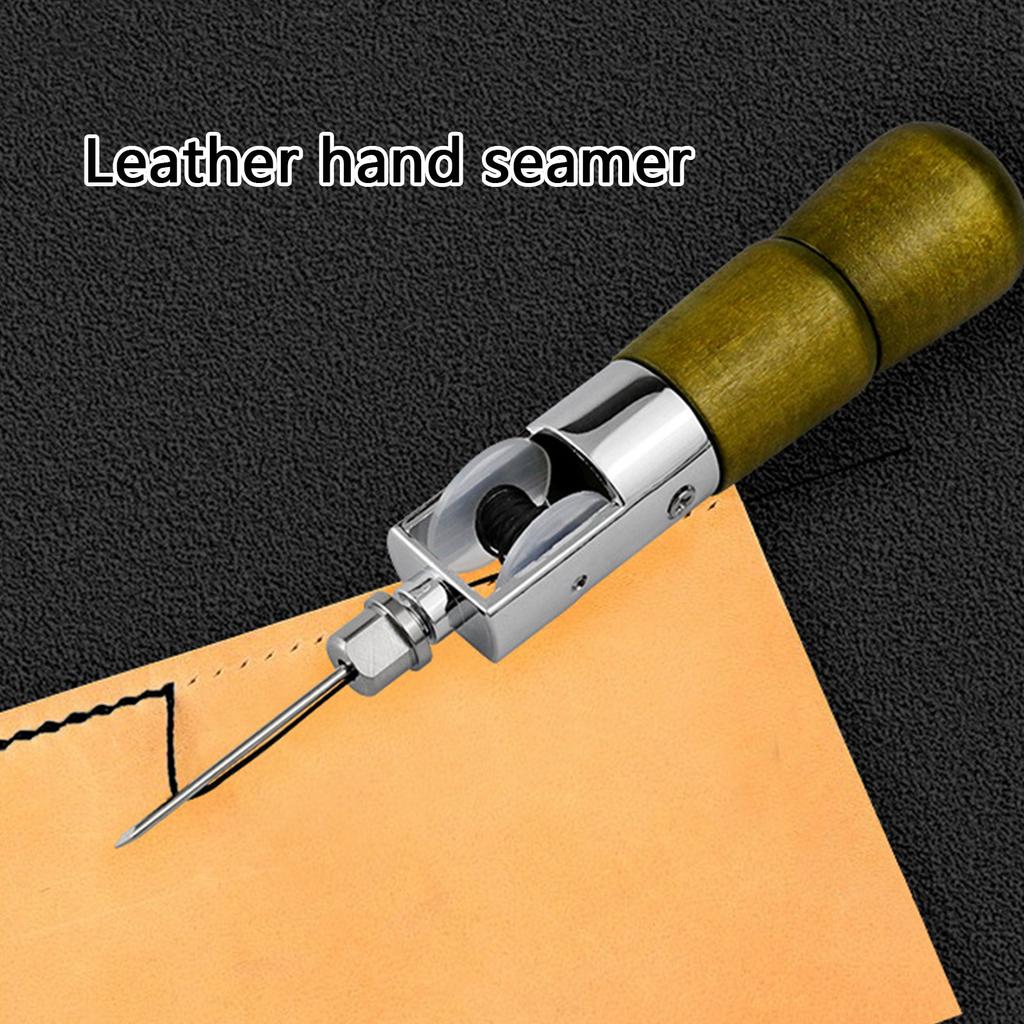 Leather Sewing Kits Leather Stitching Kits with Sewing Awl Sewing Tool for Hand Stitching Carpets Shoes DIY Craft