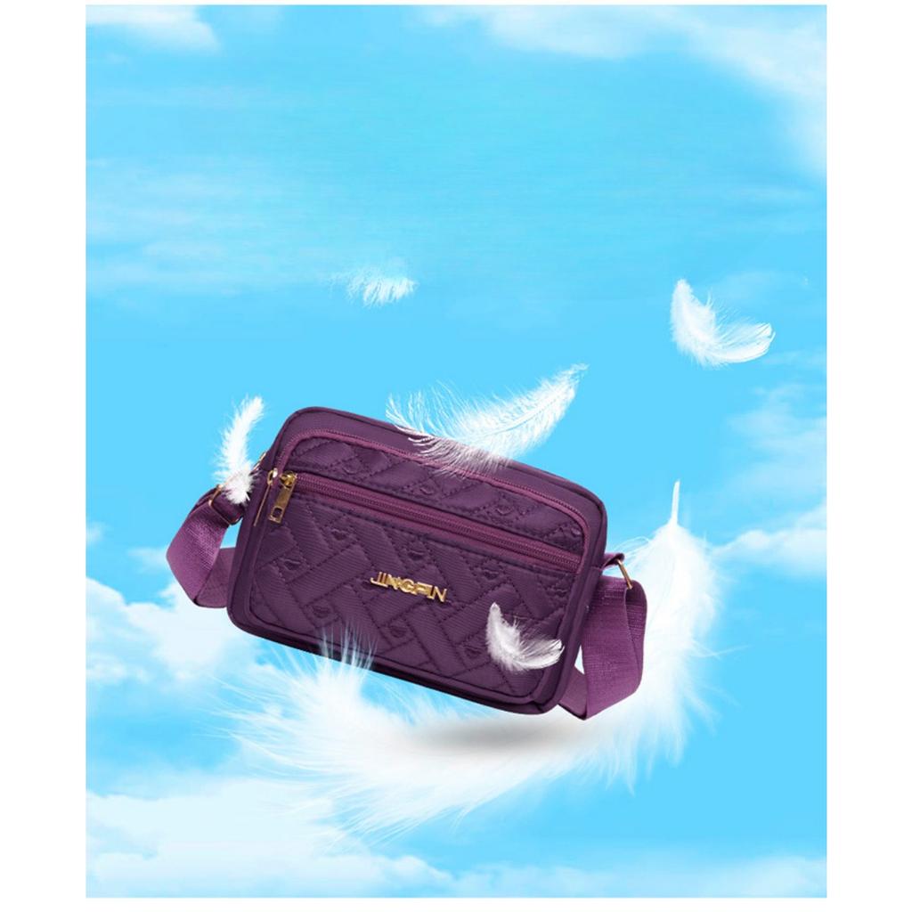 Unisex Casual Shoulder Bag - Adjustable Shoulder Strap, Multi Compartment Design, Portable and Lightweight, Suitable for Daily Commuting and Travel