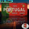 D-Moll pc Vintage Aluminiumschild aus PortugalNeujahrsgeschenk Portugiesischer Retro-StilDekoratives Geschenk