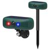 Solar Ultrasonic Animal Repellent: Infrared Sound & Light Alarm to Deter Wild Boars & Weasels