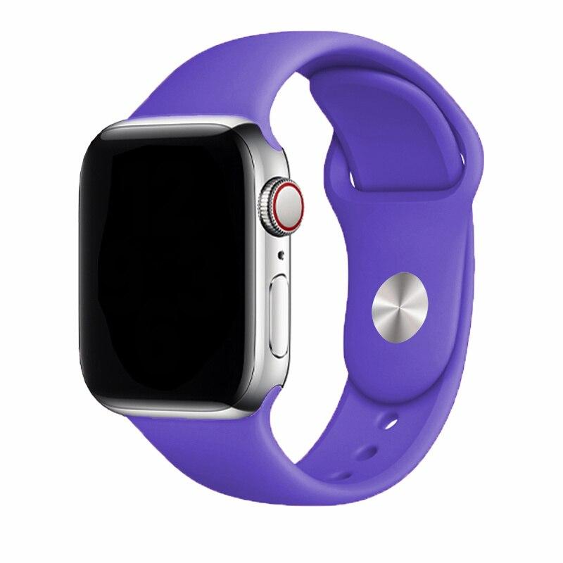 Silikonový řemínek pro řemínek Apple Watch 44 mm 49 mm 45 mm 41 mm 40 mm 42 mm 38 mm náramek iwatch série 9 7 se 3 4 5 6 8 Pásek Ultra2