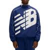 New Balance Jachetă țesută supradimensionată cu imprimeu de baschet, îmbrăcăminte cu uscare rapidă, pentru bărbați MJ61X398-IKW