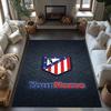 Atletico Madrid Benutzerdefinierter Namensbereich Teppich Geeignet für Schlafzimmer Arbeitszimmer Wohnzimmer Dekorieren Sie den Raum Rutschfester Teppich Anime Büro Dekor