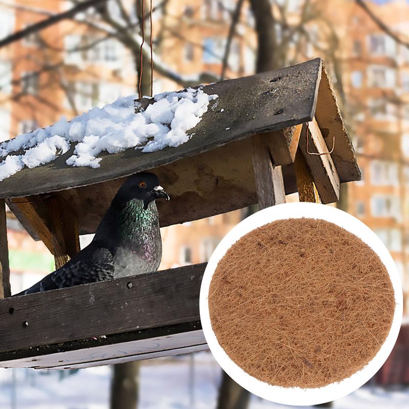 10Pcs Pigeon Pet Supplies Nest Pad Nesting Mat Breeding Bird Cage Pet Supplies Coconut Fiber Egg Pad Accessories