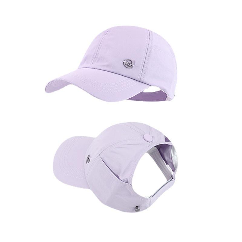Women's baseball cap with open top, versatile, makes the face look smaller, UV protection, quick-drying, sun protection hat for outdoor sports and