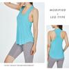 Yoga-Shirts für Damen, lässig, ärmellos, sportlich, Fitness, Laufen, Outdoor, Indoor, Sport-Tops, schnelltrocknend, atmungsaktiv