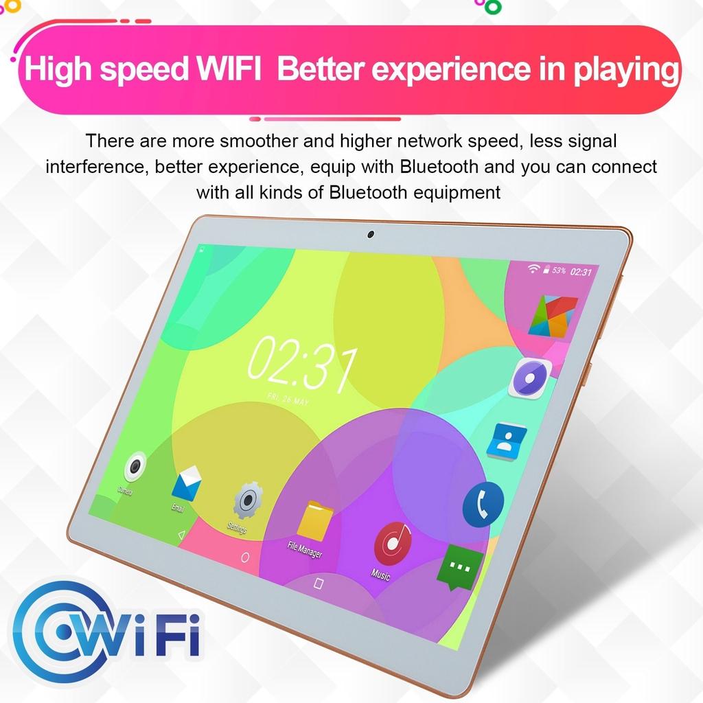 Buy 6GB+128GB Tablet Dual SIM Card Phone 4G Call Wifi Tablets PC at ...