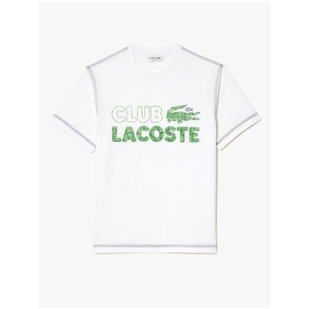 

Lacoste Мужская летняя футболка с рисунком TH5440 53G 001 Q2NTH5440 53G001
