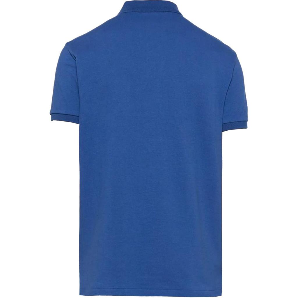 Polo Ralph Lauren Logo Embroidered Straight Fit Short Sleeve Polo Shirt Men tops Blue 710680784-356