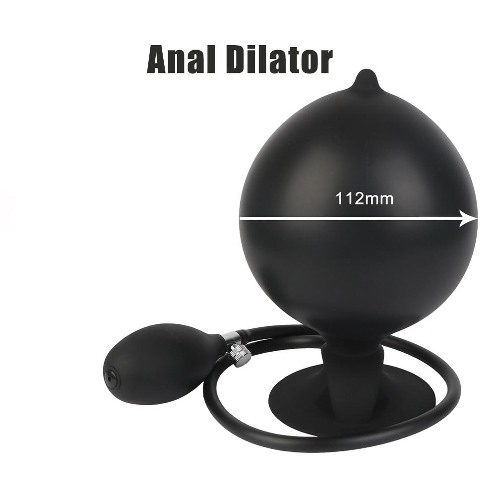 Sex Toys for Women Men Prostate Massager Adult Products Inflatable Anal Plug Wearable Strong Suction Butt Dilator Erotic