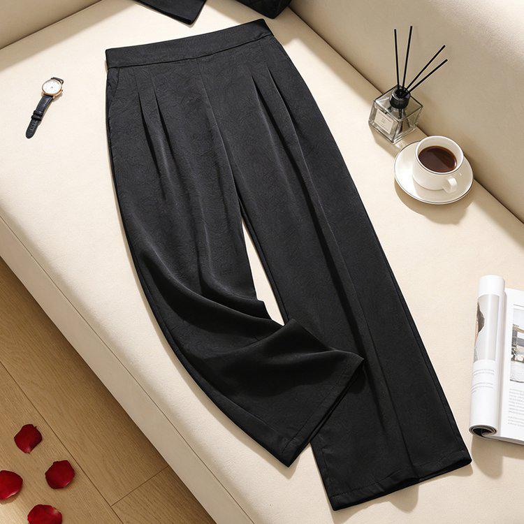 Chic High-Waisted Cropped Pants for Middle-Aged and Elderly Women s Slimming Casual Wear 3XL