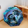 Blue Aliens Water Automatic Umbrella - Suitable Travel Outdoor Portable Umbrella Birthday Gift Daily Essentials