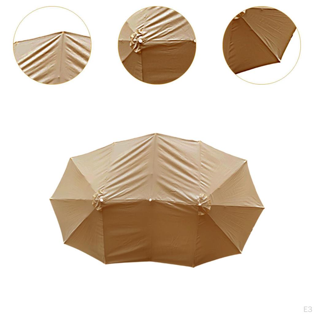 Triple-Headed Umbrella Canopy, Weather-Resistant