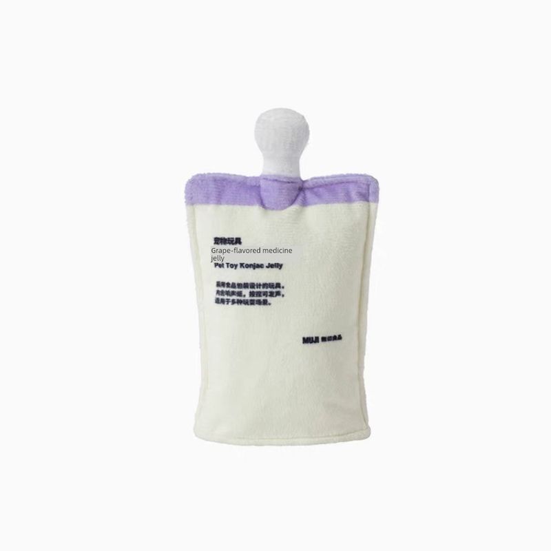 

New Pet Ringing Paper BB Call Snack Sound Toy Cute Cat Dog Toy Artificial Pet Supplies Cute Relieving Stuffy Purple Grape Jelly