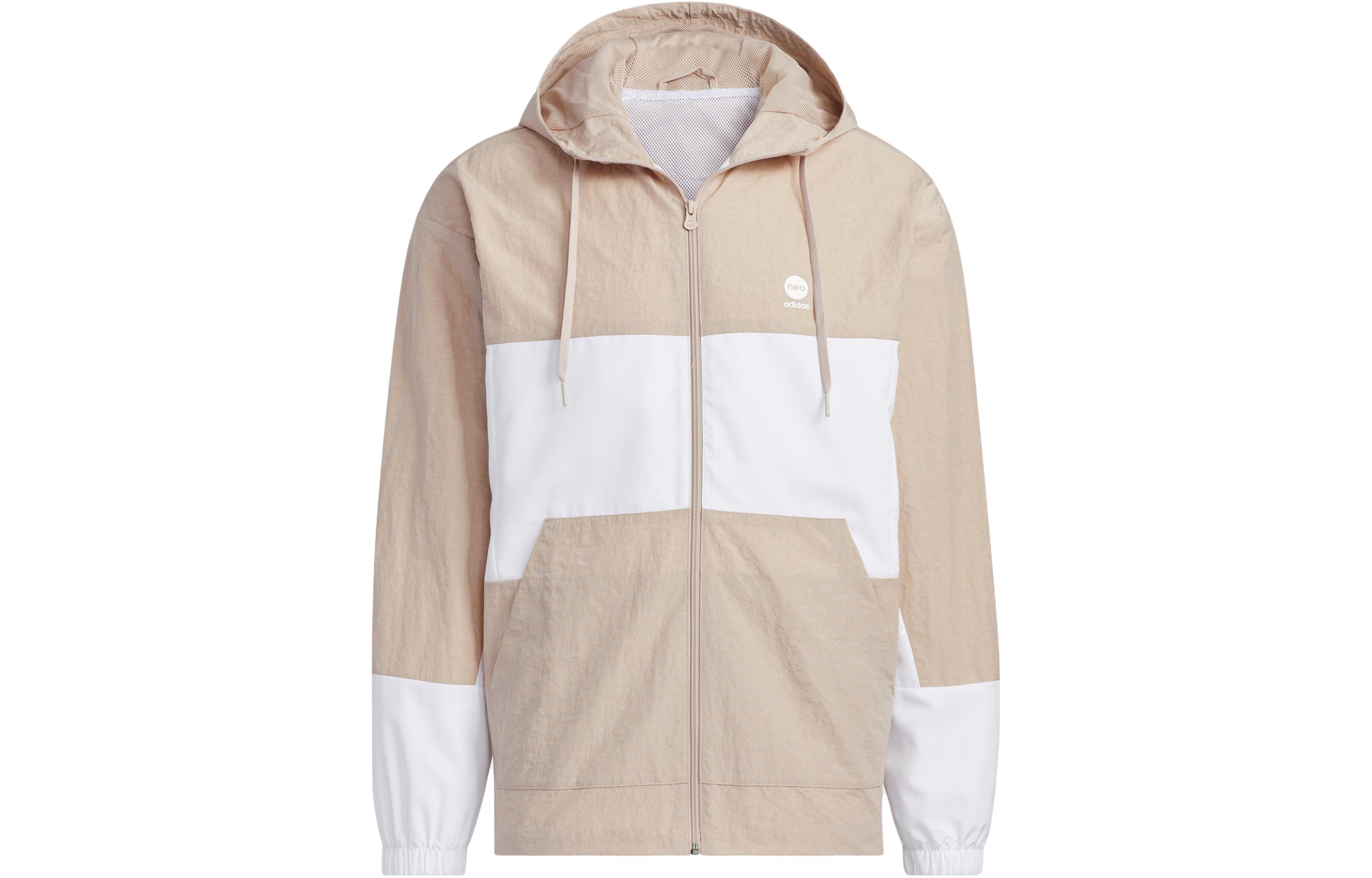 Adidas Neo Jackets Men s Wonder Taupe Hooded Moderate Other IA6808 XL