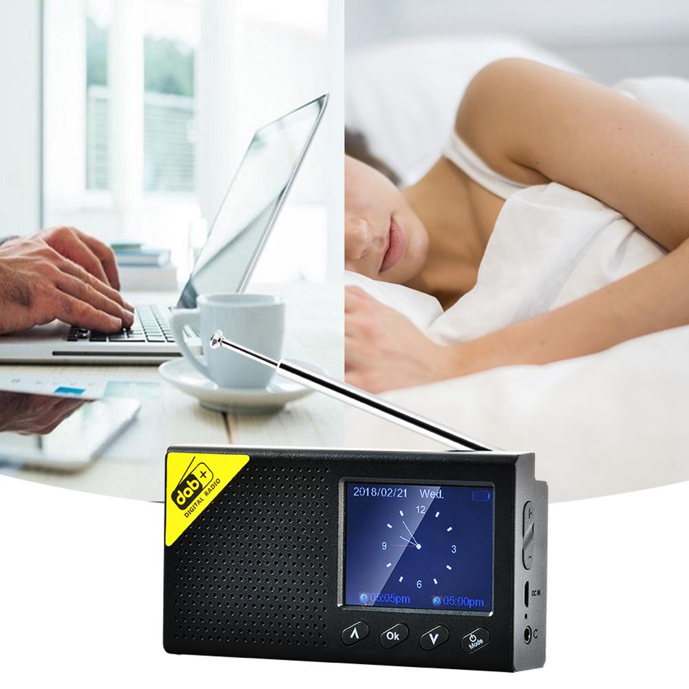 Vintage Stereo Digital Portable DAB FM Radio Pocket Bluetooth Audio Player Receiver Rechargeable Radio Speaker for Elders Home