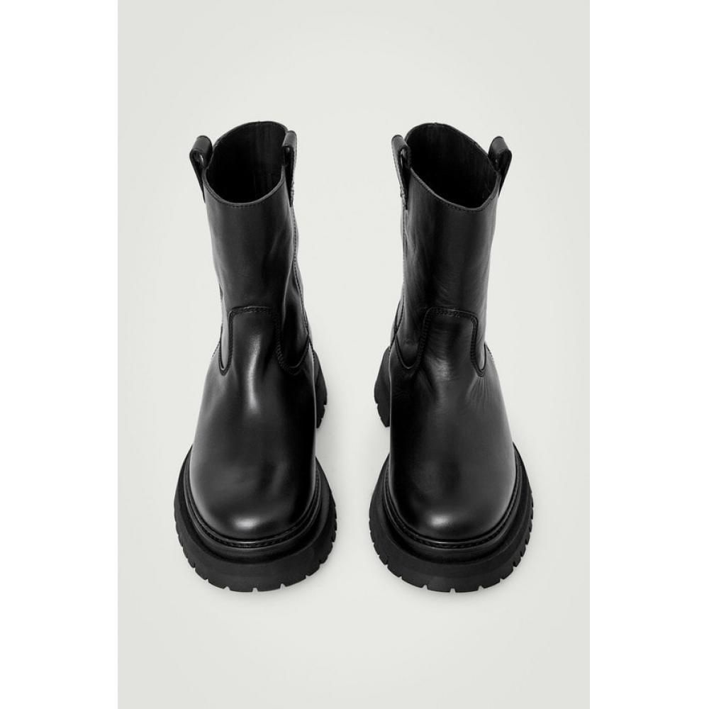 Cos Japan Leather Moto Boots