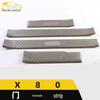 Bestune X80 Sill Strip Stainless Steel Bumper Welcome Pedal Sticker