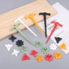 1Pc Glass Glue Sealing Caps Silicone Tube Cap Silicone Hose Plug Red White Silicone Tube Cover for 3D Printing