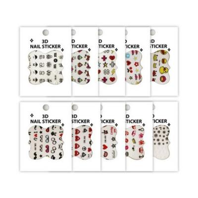 Children’s Nail Sticker 10-Piece Set, Mixed Colors