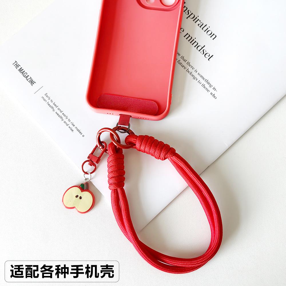 1 Pezzo Cordino da Polso Audace di Alto Valore Rosso Cina Raffinato Cordino per Cellulare Pendente a Catena per Cellulare da Viaggio Anti-smarrimento alla Moda e Versatile
