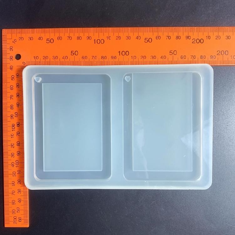Geometry Mirror Quicksand Photo Frame Epoxy Mold for DIY Craft Decorative Mould