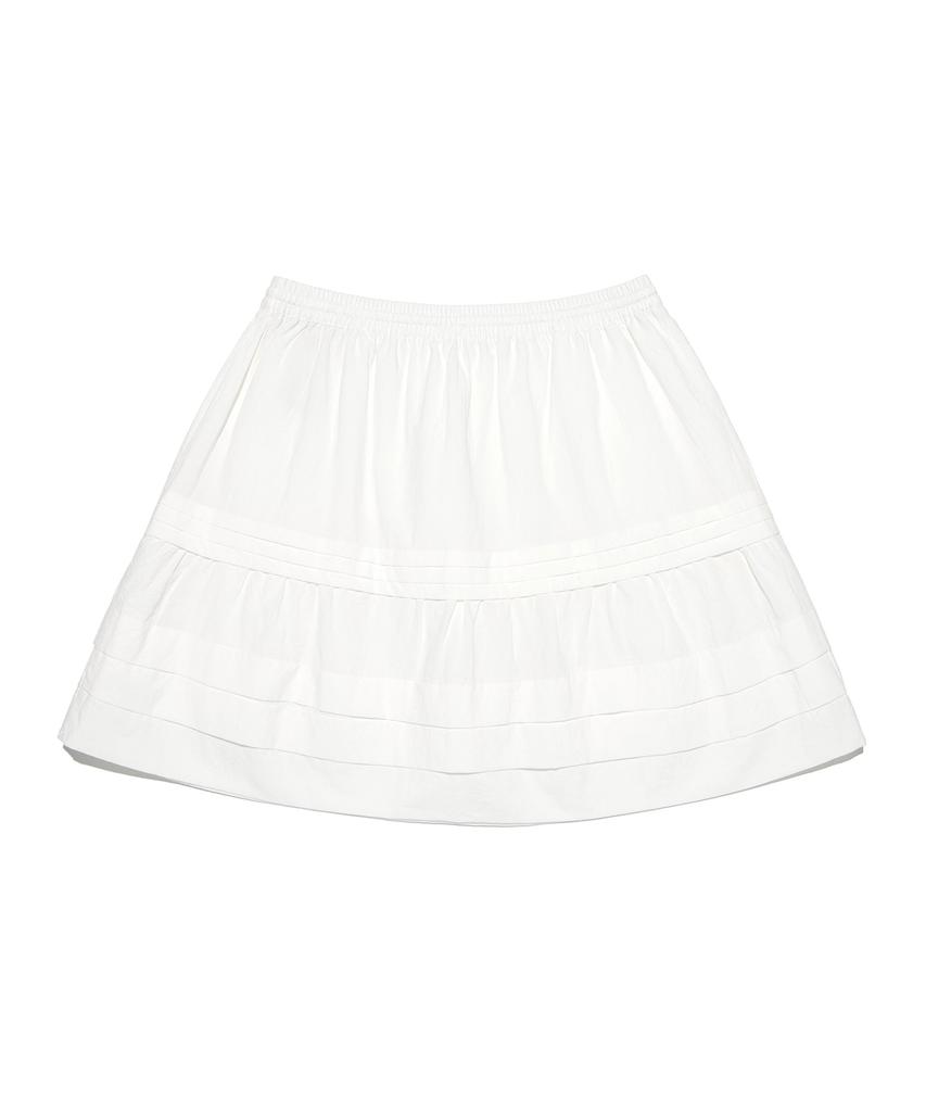 LEE Women'S Frill Mini Skirt White