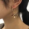European and American Creative Dream Cute Mori Small Mushroom Oil Drop Earrings Colored Oil Drop Mushroom Earrings
