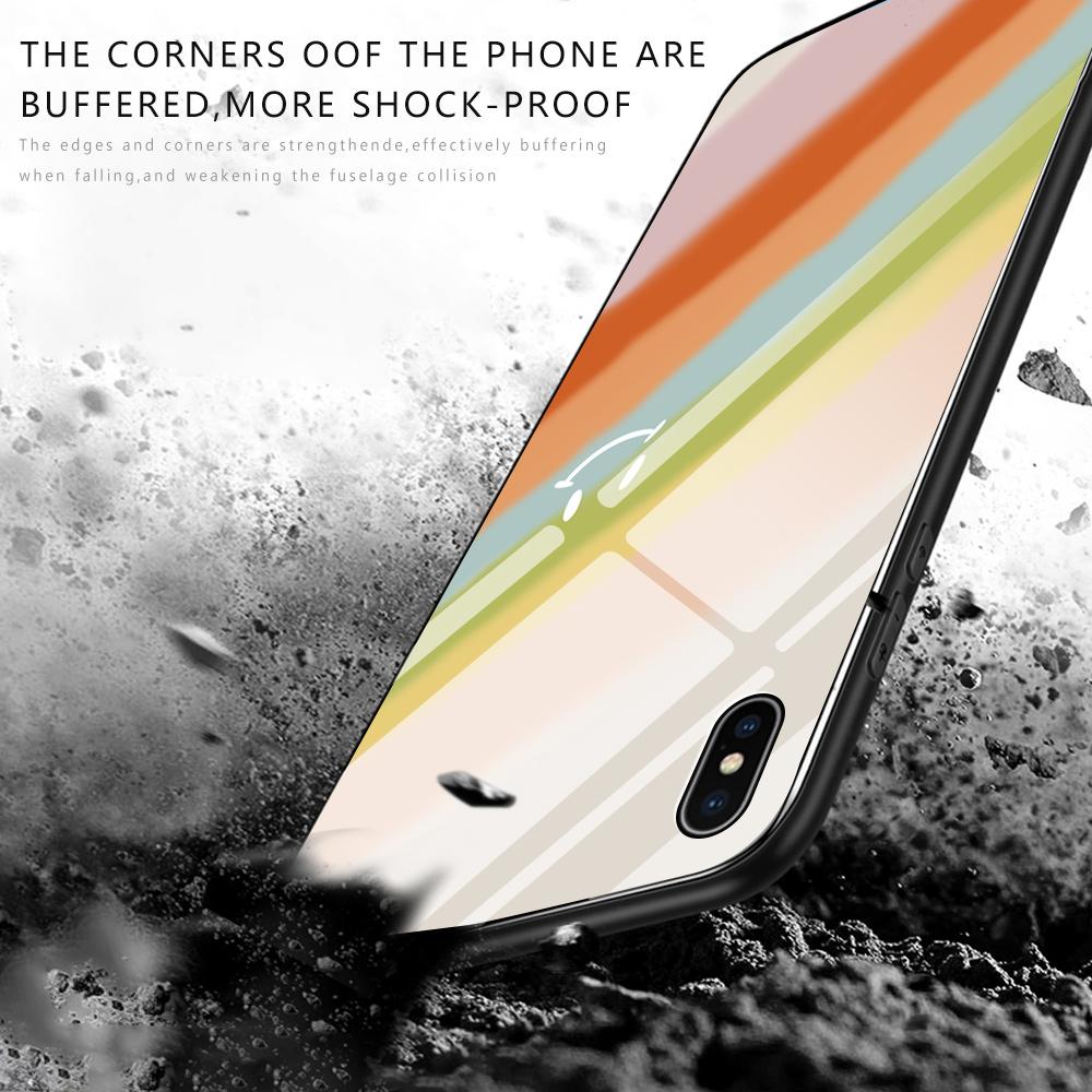 Tempered Glass Phone Case For OPPO Reno13 Reno14 Realme 11 12Pro 14 GTNeo6 C21Y C53 C75 OnePlus Nord2 NordCE3Lite Soft Edge Shockproof Smooth Shell