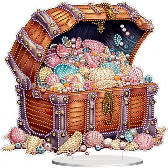 ARTopet DIY Diamond Desktop Ornament Special Shaped Crystal Diamond Art Painting Tabletop Ornaments Single Sided Diamond Ornament for Adult Beginner