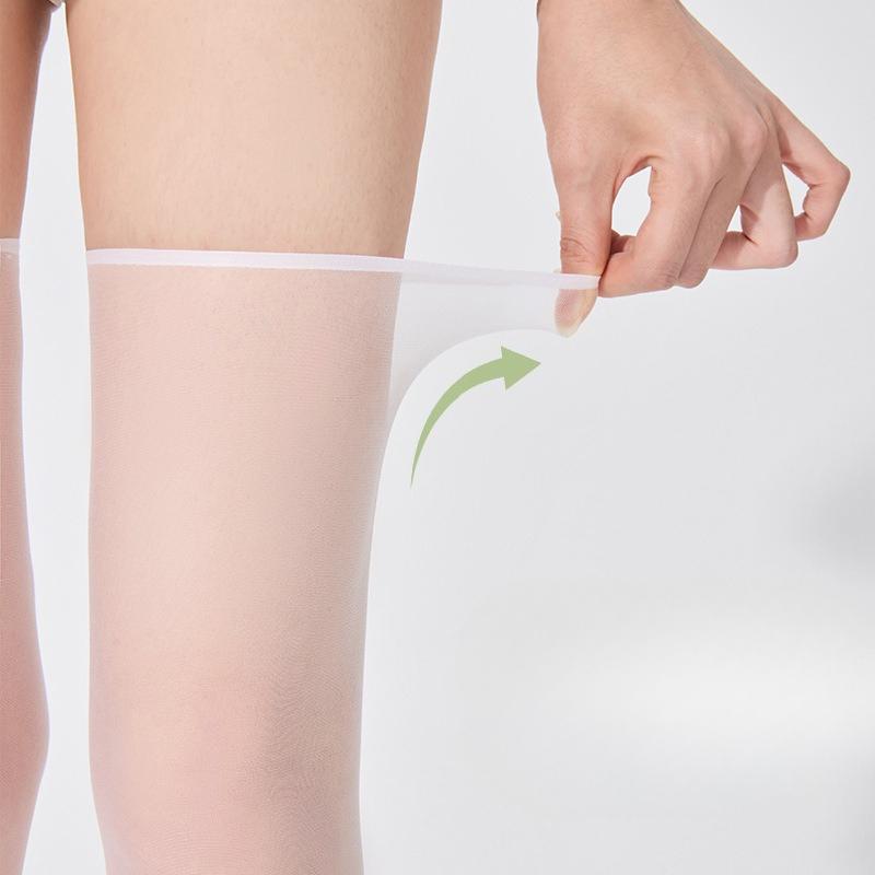 Women's Summer Thin Anti-snagging Silk Calf Socks, Ultra-thin Flesh-colored Half-length Beauty Socks, Invisible Concealer Crystal Socks