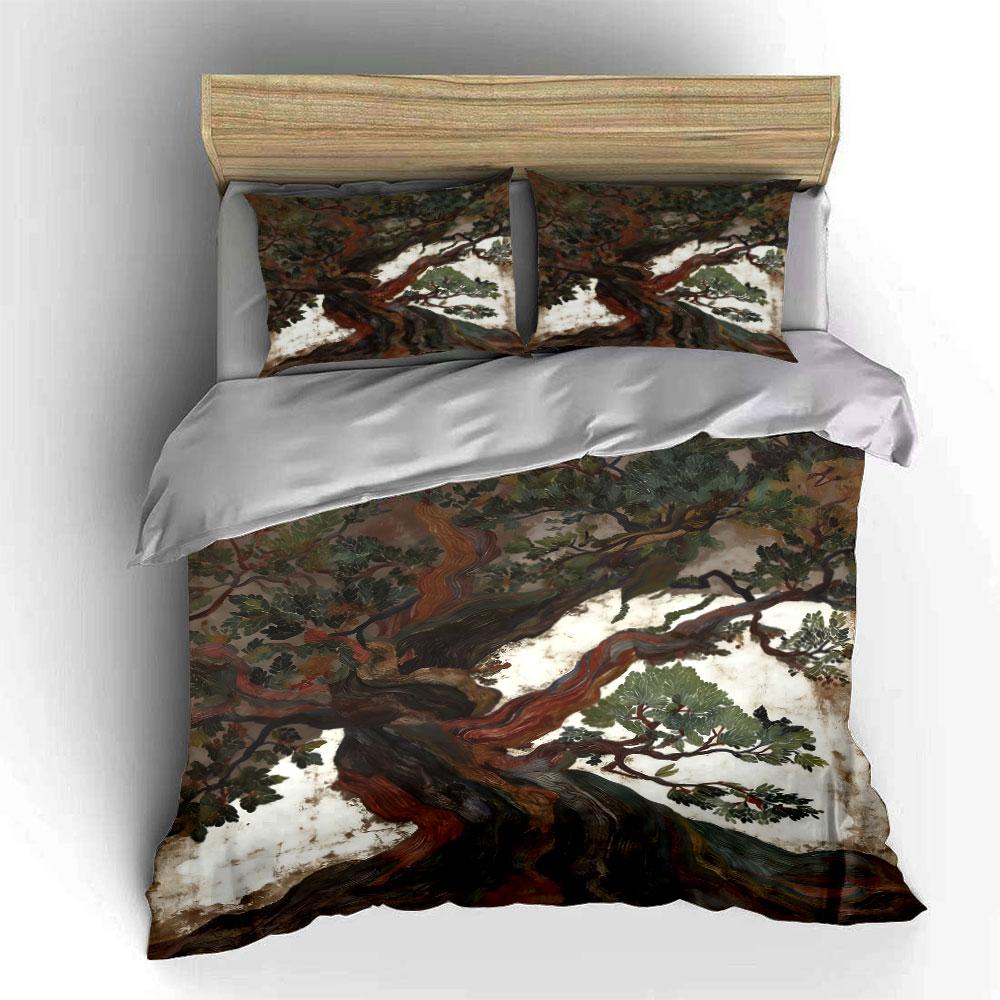 Intricate Tree and Foliage. Bedding Sets Duvet Cover Sets Duvet Covers Pillowcases(1 * Duvet Cover 2 * Pillowcases, Without Duvet Insert)