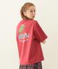 Milkfed Casual Fresh Cherries Wide Short Sleeve Red Women's Tee,