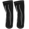 Outdoor Sport Ellbogenstütze Armschutz Rutschfest Warmhalten Kompression zum Laufen Alle Jahreszeiten(SchwarzGrau )