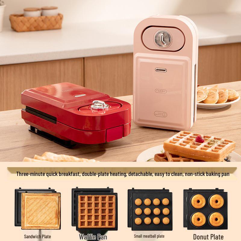 Yidepu Frühstücksbrot- und Waffelmaker, Abnehmbarer Mini-Schnellkochtopf für leichte Mahlzeiten