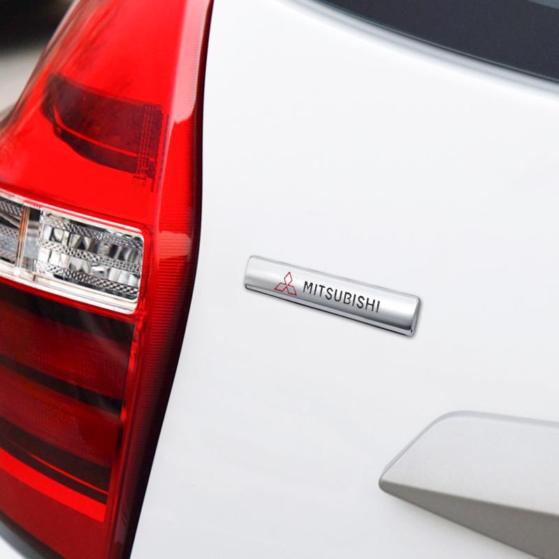 3D Metal Strip Sticker Car Body Decoration Sticker For Mitsubishi Ralliart Lancer EX Outlander 3 Xl L200 Pajero ASX Accessories