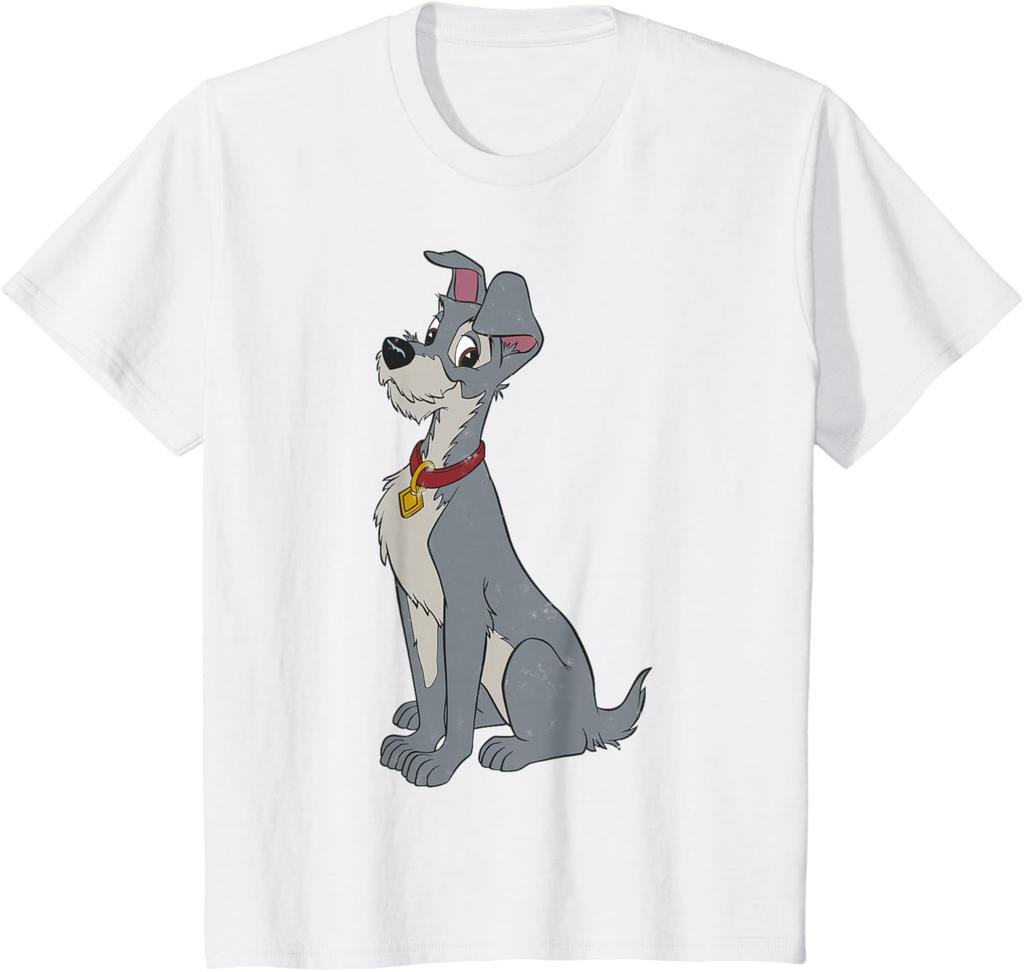 Hot Fashion Unisex Lady and The Tramp Simple Portrait T-Shirt S-4XL Four Seasons Gift