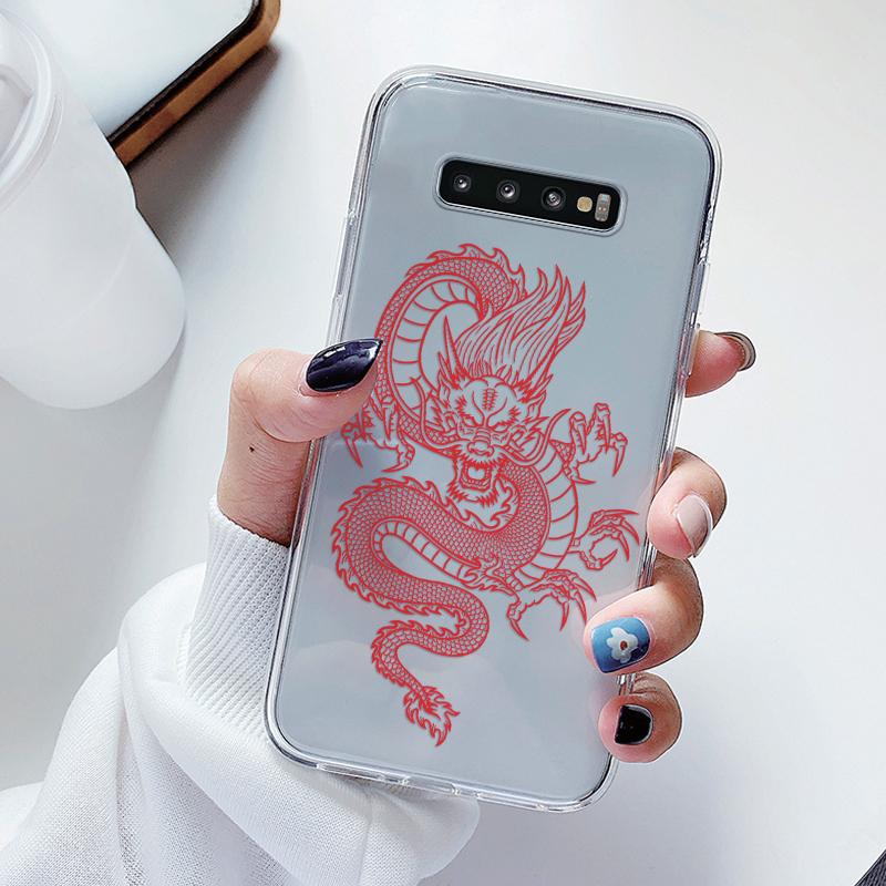 For Samsung Galaxy S10 S10E S 10 Plus Phone Case Cartoon Back Cover Transparent Soft Silicone Flower Funda For Samsung S10+ Cute